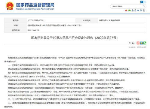 緊急召回！這10批次藥品不符合規(guī)定，請(qǐng)立即暫停銷售使用并自查